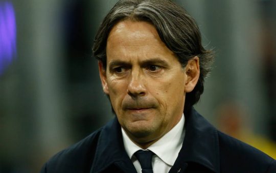 La preoccupazione sul volto di Simone Inzaghi - Lapresse - Ilromanista.it