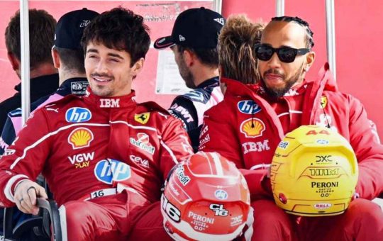 Lewis Hamilton e Charles Leclerc - Facebook - Ilromanista.it