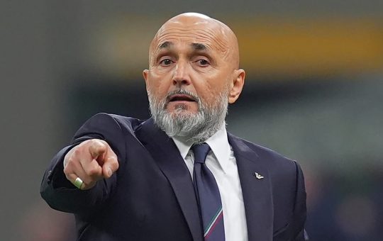 Luciano Spalletti a bordo campo - Foto Lapresse - Ilromanista.it