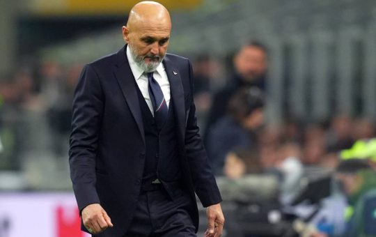 Luciano Spalletti sconsolato