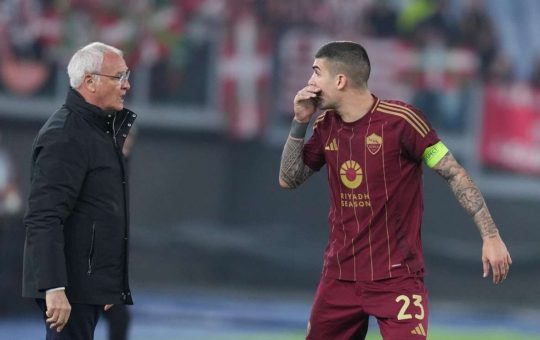 Claudio Ranieri e Gianluca Mancini - Lapresse - Ilromanista.it