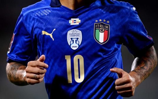 La maglia della nazionale italiana - Lapresse - Ilromanista.it