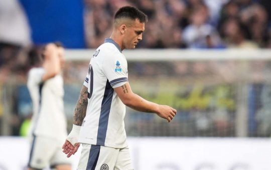 Lautaro sul piede di partenza