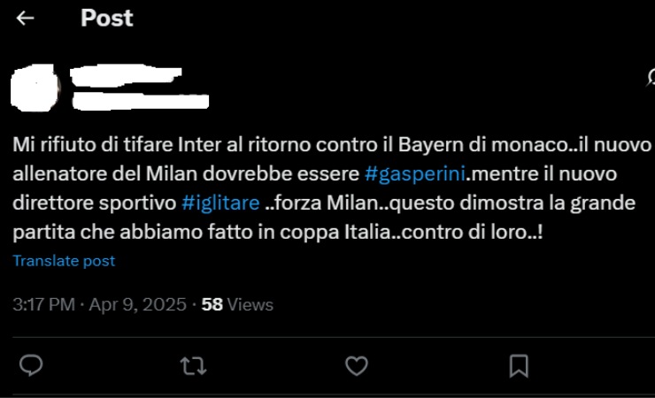 Gasperini nel mirino del Milan