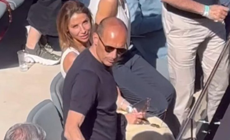 Allegri a Roma per tifare Musetti 