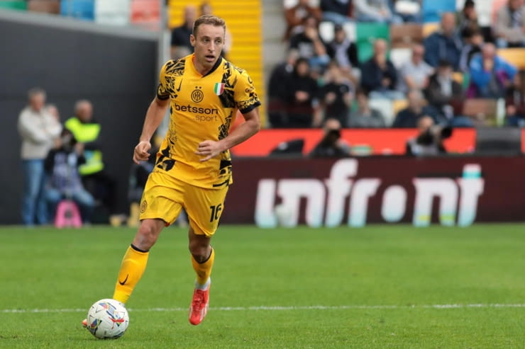 Davide Frattesi con la maglia dell'Inter - Foto Lapresse - Ilromanista.it