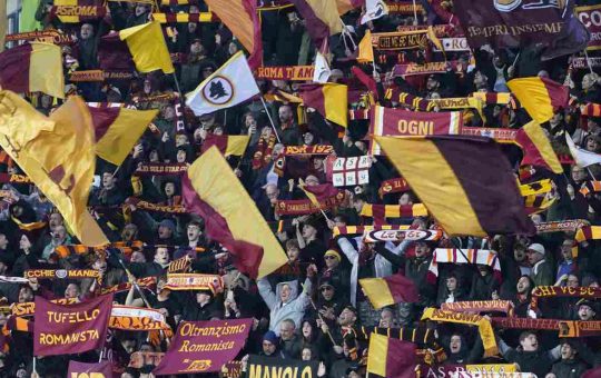 I tifosi della Roma allo Stadio - Lapresse - Ilromanista.it