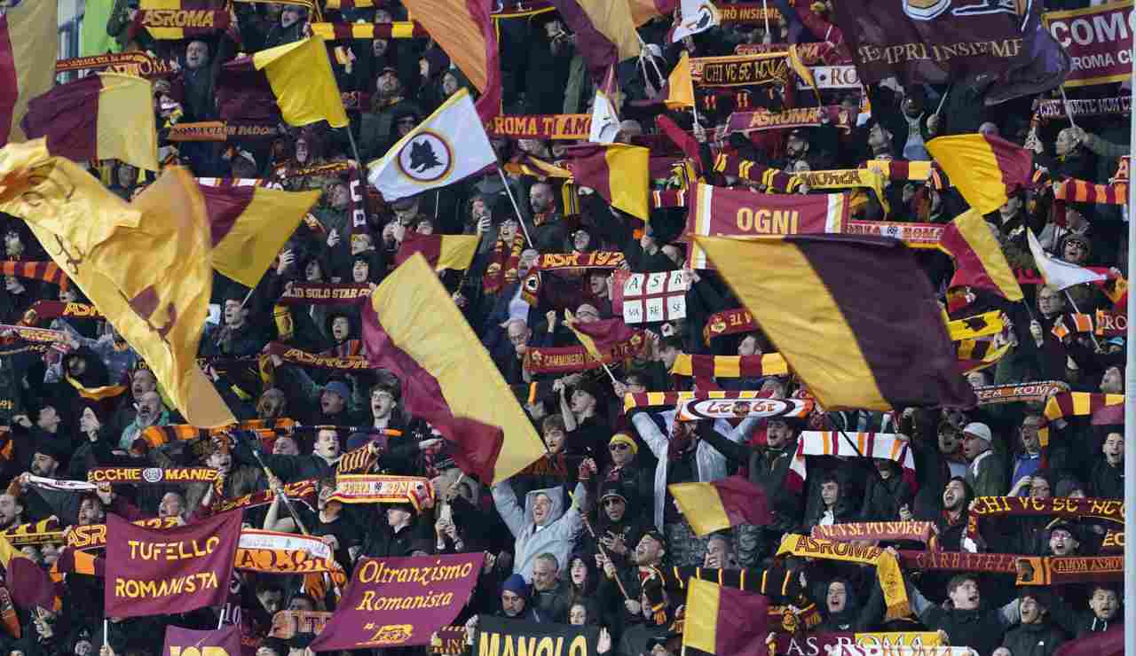 I tifosi della Roma allo Stadio - Lapresse - Ilromanista.it