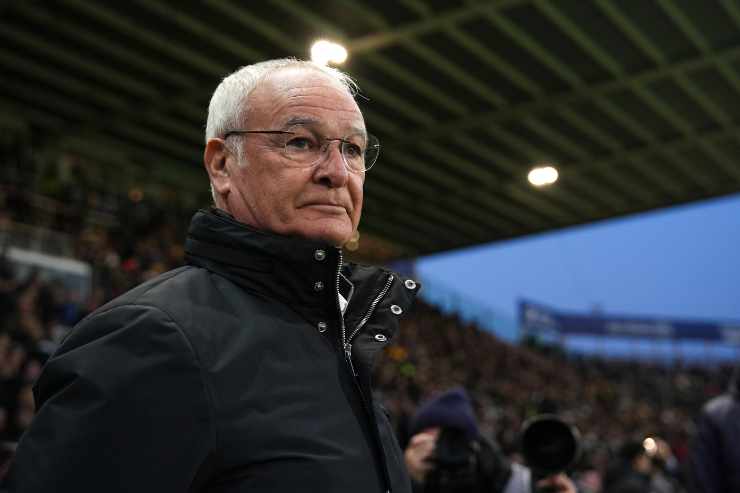 Il tecnico della Roma Claudio Ranieri prima del fischio d'inizio - Lapresse - Ilromanista.it 