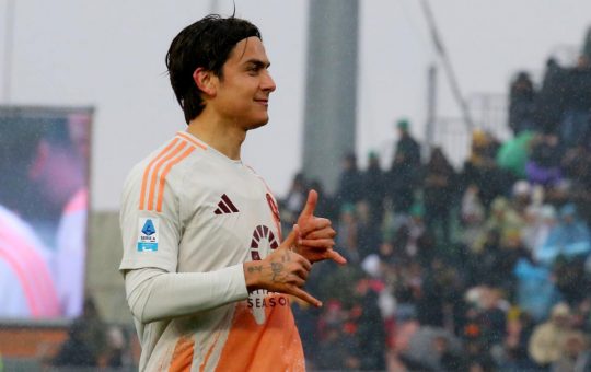 L'esultanza di Paulo Dybala - Lapresse - Ilromanista.it