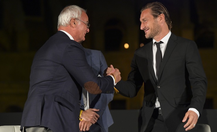 Totti su Ranieri