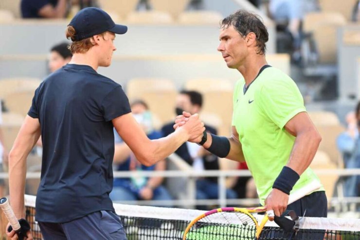 Fantastico gesto di Sinner nei confronti di Nadal