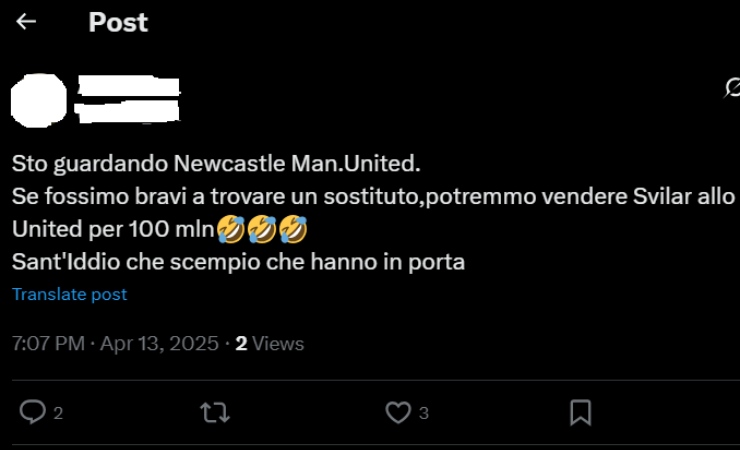 Svilar verso la cessione 