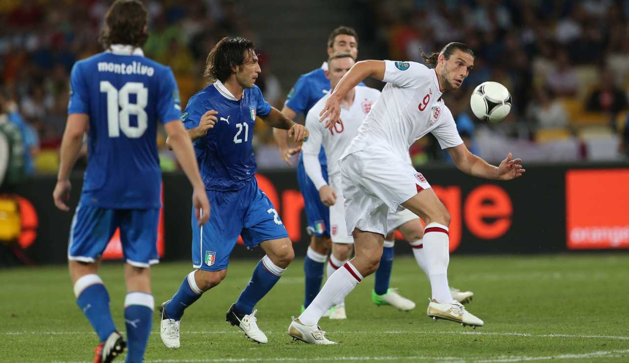 Un momento saliente di Inghilterra-Italia a Euro 2012 - Lapresse - Ilromanista.it