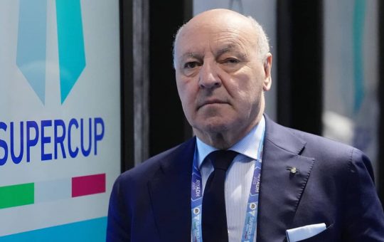 Beppe Marotta preoccupato - Foto Lapresse - Ilromanista.it
