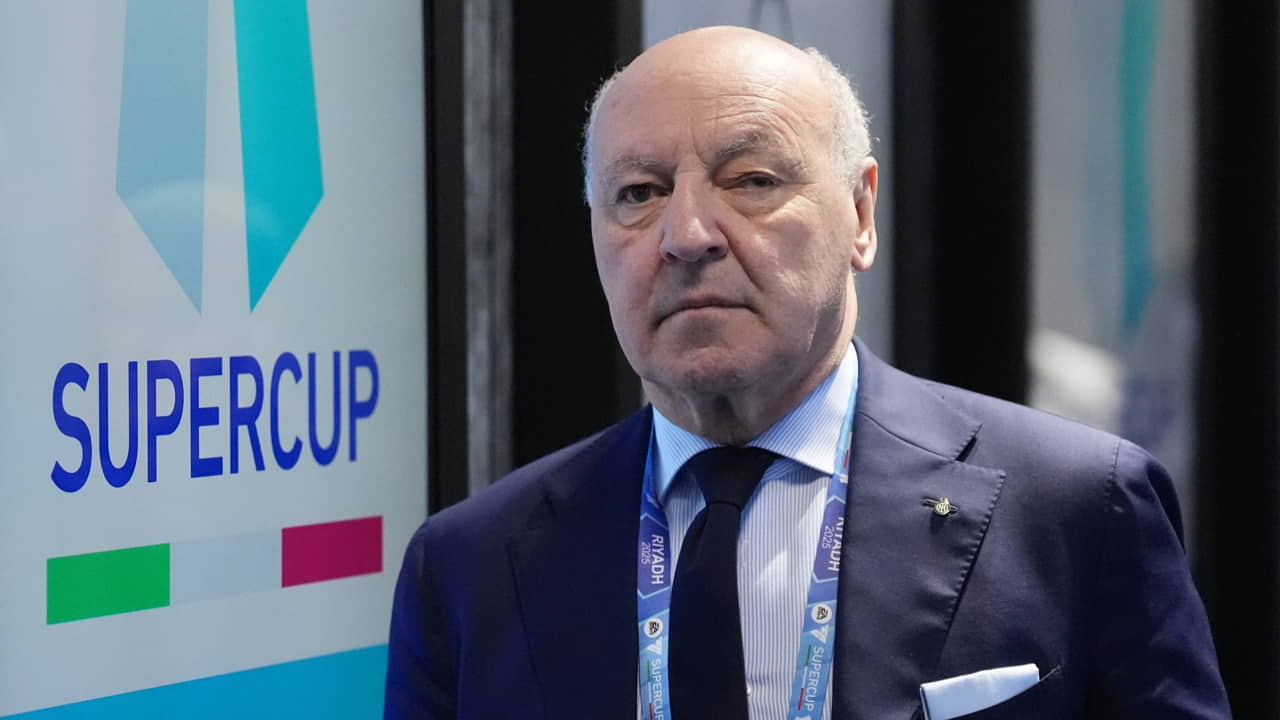 Beppe Marotta preoccupato - Foto Lapresse - Ilromanista.it