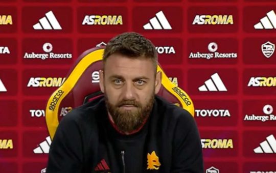 De Rossi di nuovo in panchina