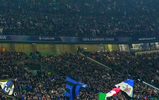 I tifosi dell'Inter al Meazza - Foto Lapresse - Ilromanista.it