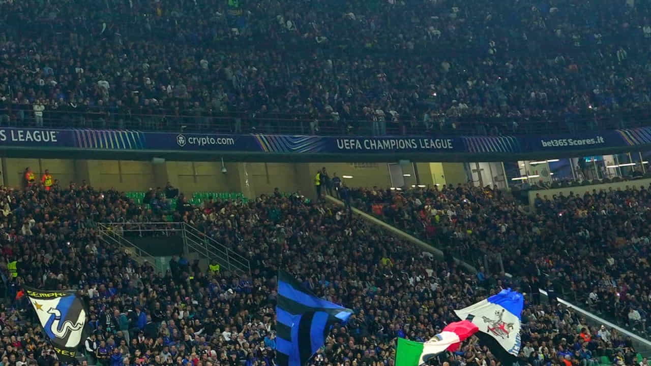 I tifosi dell'Inter al Meazza - Foto Lapresse - Ilromanista.it