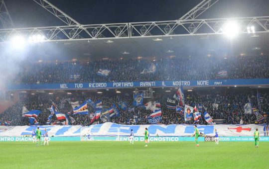 I tifosi della Sampdoria a Marassi - Lapresse - Ilromanista.it