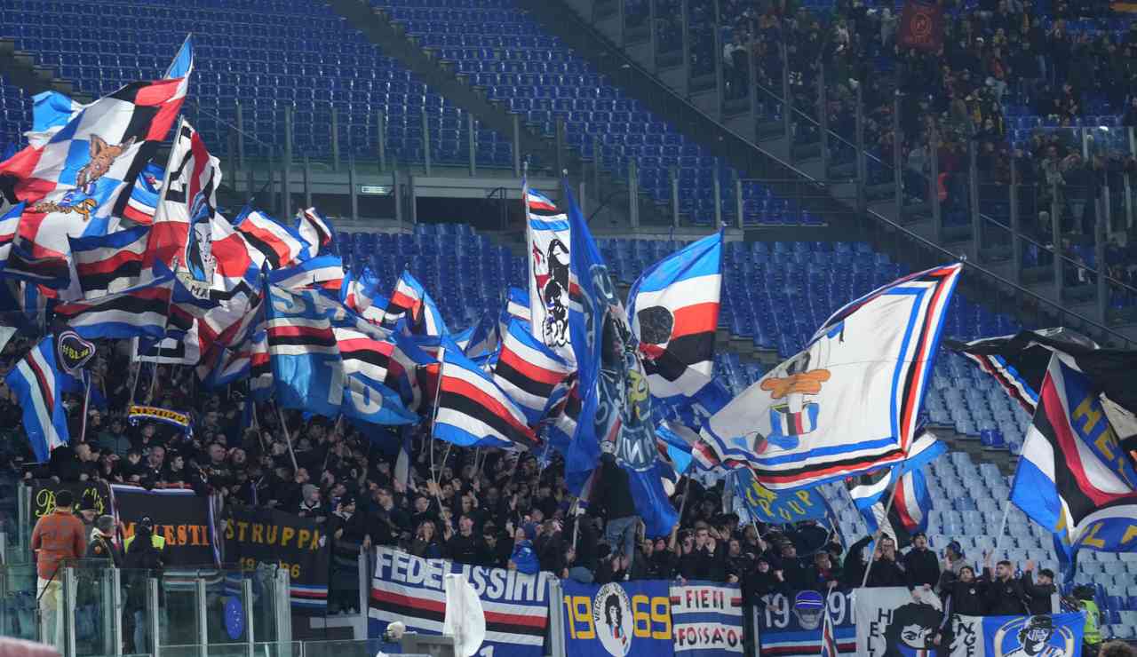 I tifosi della Sampdoria in trasferta - Lapresse - Ilromanista.it