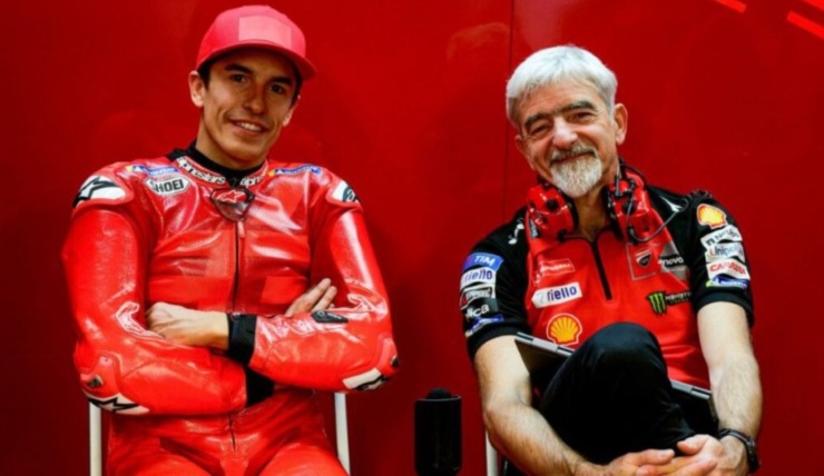 Marquez e Dall'Igna sorridenti