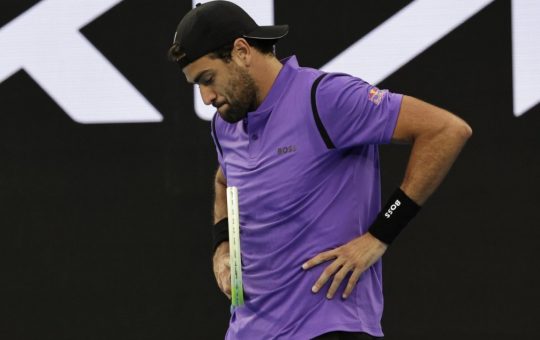 Berrettini è sconsolato