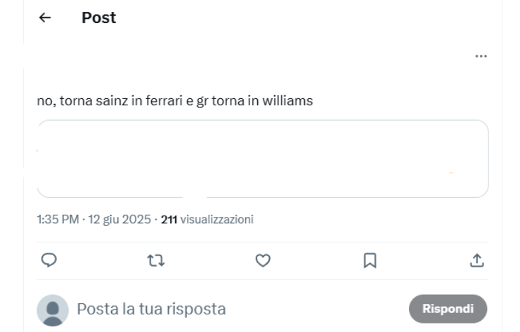 Sainz può tornare alla Ferrari