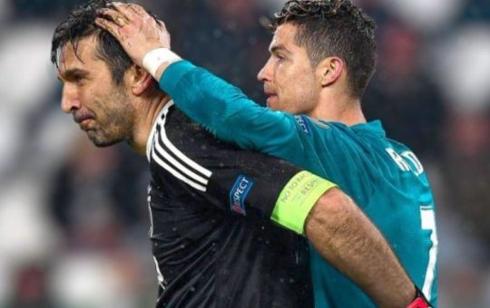 Ronaldo e Buffon quando erano avversari
