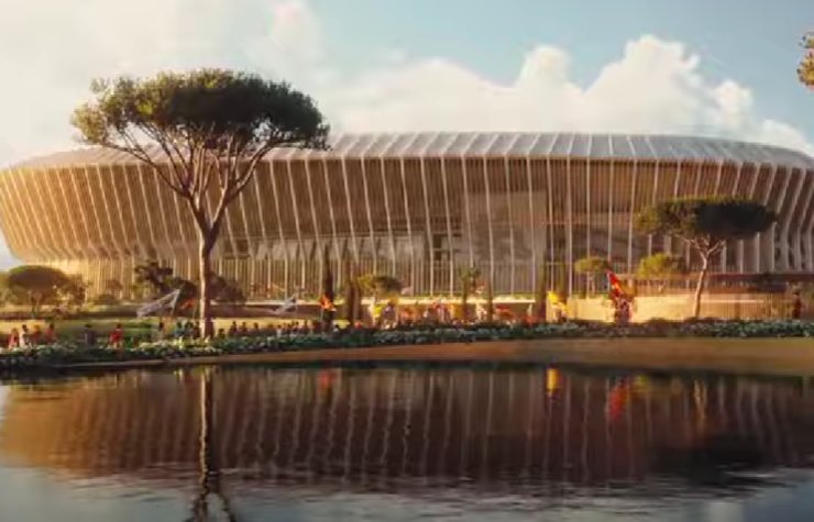 Lo stadio della Roma