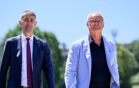 Frederic Massara e Claudio Ranieri - Facebook As Roma - Ilromanista.it