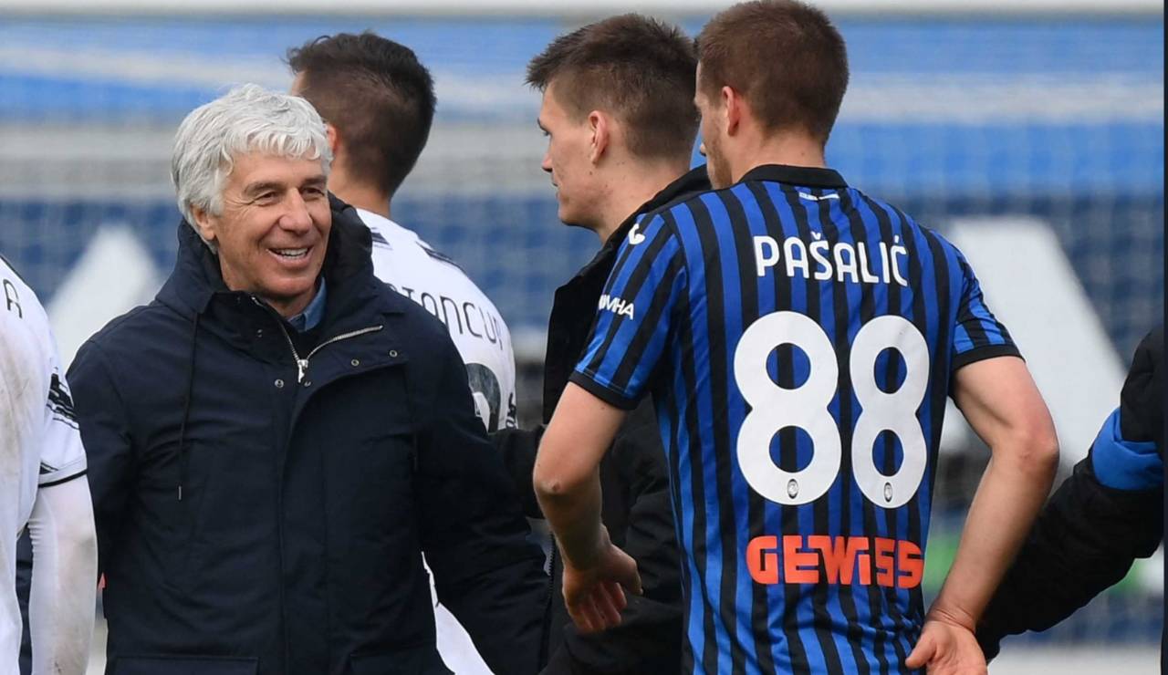 Gasperini e Pasalic ai tempi dell'Atalanta - Facebook - Ilromanista.it
