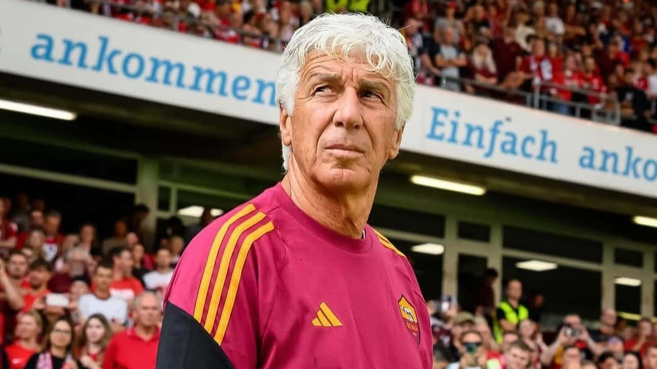 Gian Piero Gasperini - Foto dal profilo Instagram della Roma - Ilromanista.it
