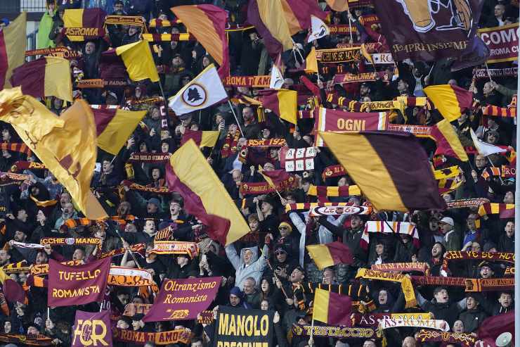 I tifosi della Roma allo stadio Olimpico - Lapresse - Ilromanista.it