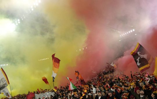 I tifosi della Roma fanno festa allo stadio Olimpico - Lapresse - Ilromanista.it