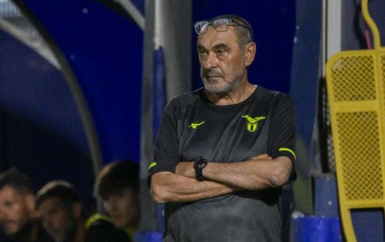 Il tecnico della Lazio Maurizio Sarri - Lapresse - Ilromanista.it