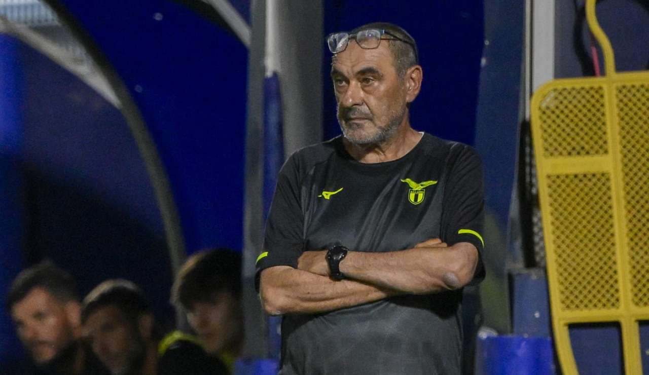 Il tecnico della Lazio Maurizio Sarri - Lapresse - Ilromanista.it