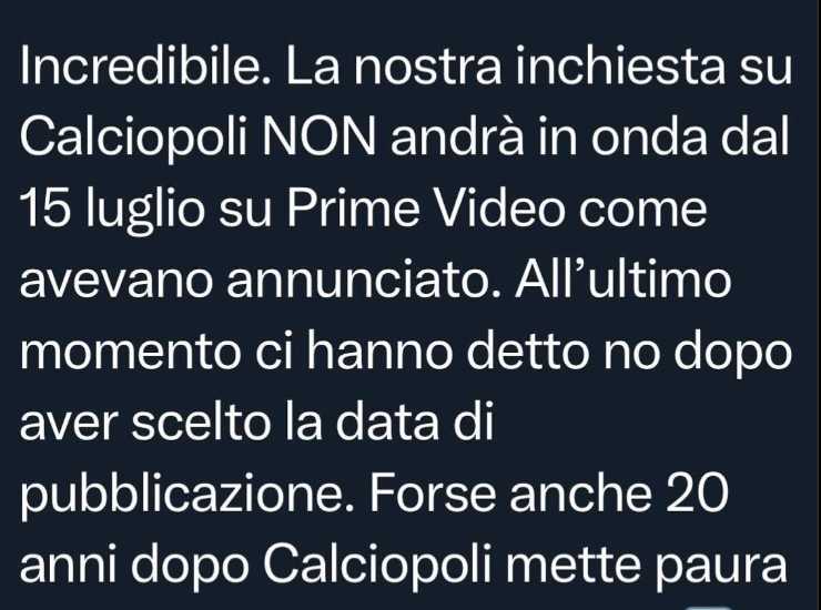 Il tweet del direttore Ravezzani su X - Ilromanista.it
