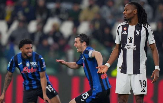 L'esultanza dei giocatori dell'Atalanta contro la Juventus - Lapresse - Ilromanista.it