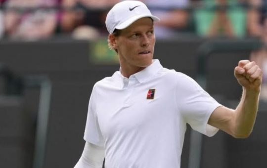L'esultanza di Jannik Sinner a Wimbledon - Facebook - Ilromanista.it