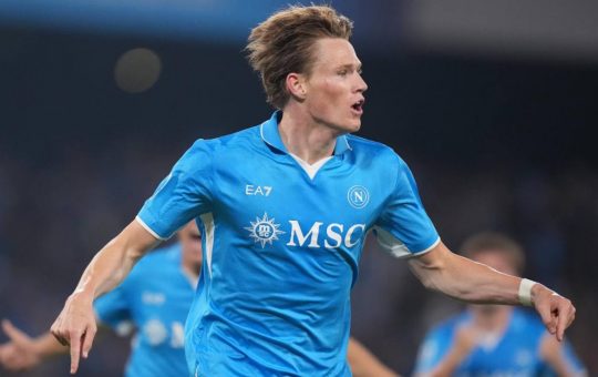 L'esultanza di Scott McTominay - Lapresse - Ilromanista.it