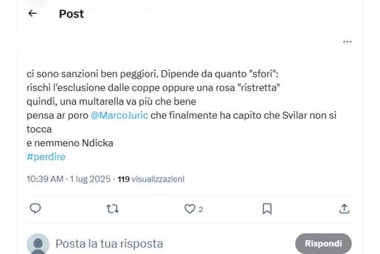 I tifosi della Roma sono preoccupati