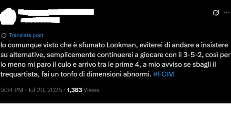 Lookman si allontana dall'Inter 