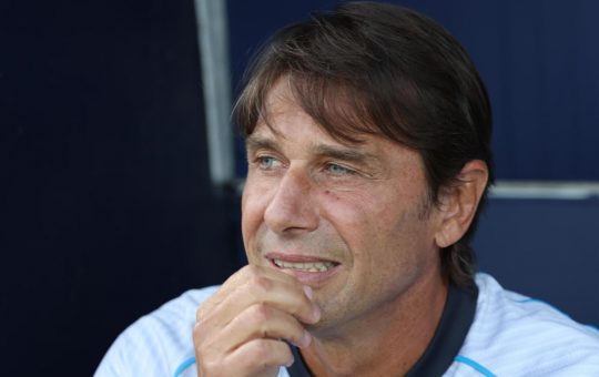 Antonio Conte in panchina - Foto Lapresse - Ilromanista.it