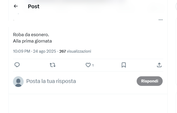 Si invoca l'esonero di Sarri