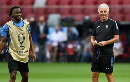 Gasperini e Lookman insieme all'Atalanta