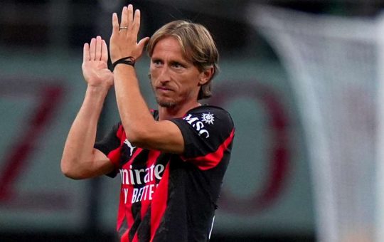 Il nuovo acquisto rossonero Luka Modric - Lapresse - Ilromanista.it