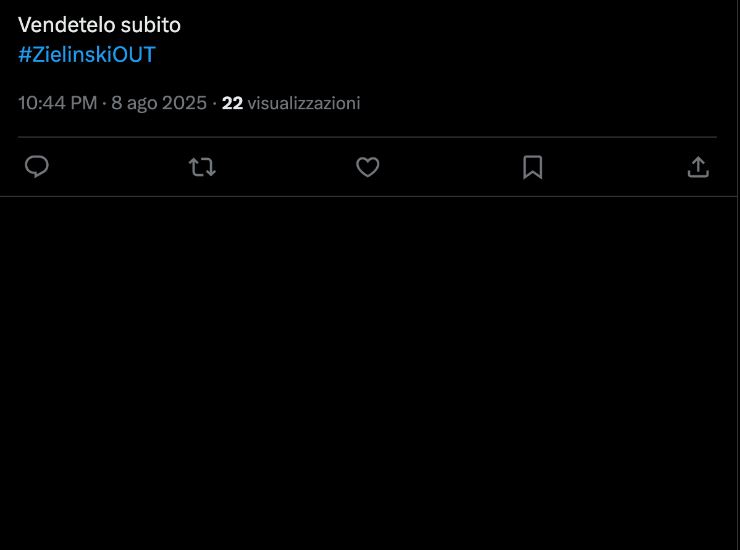Il tweet di un utente su Zielinski - X - Ilromanista.it