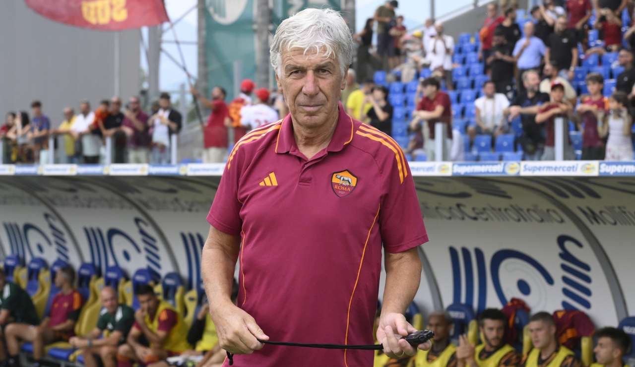 La concentrazione di Mister Gasperini - Lapresse - Ilromanista.it