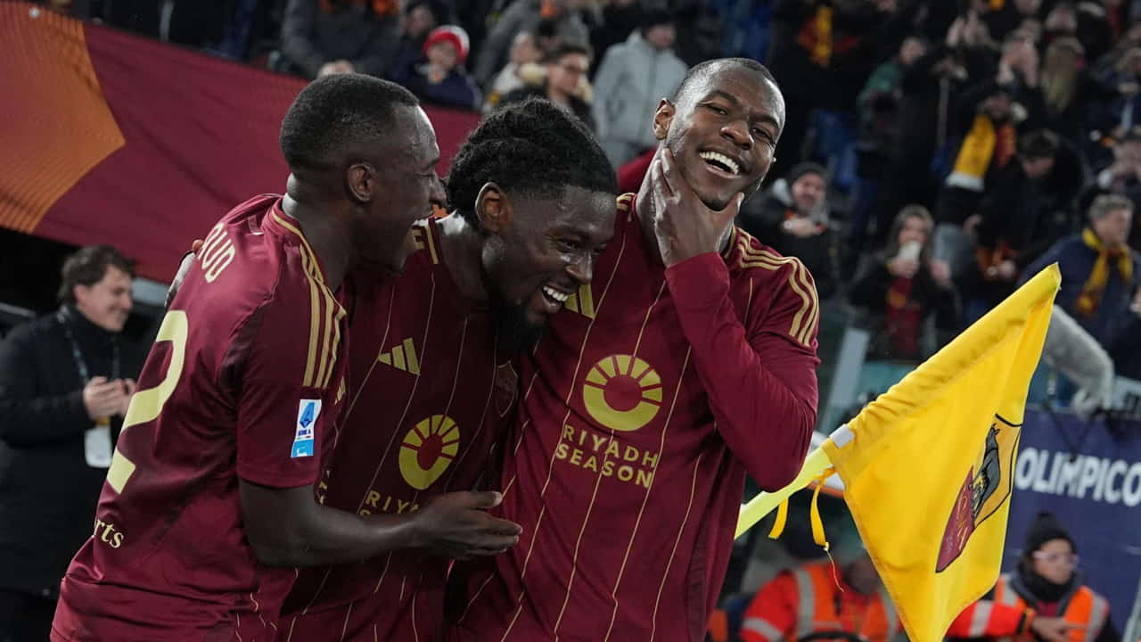 Saud festeggia un gol - Foto LaPresse - Ilromanista.it